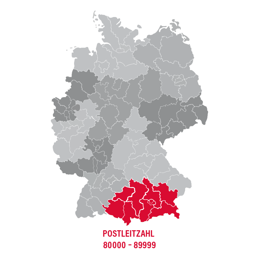 80000 bis 89999_Deutschland_PLZ