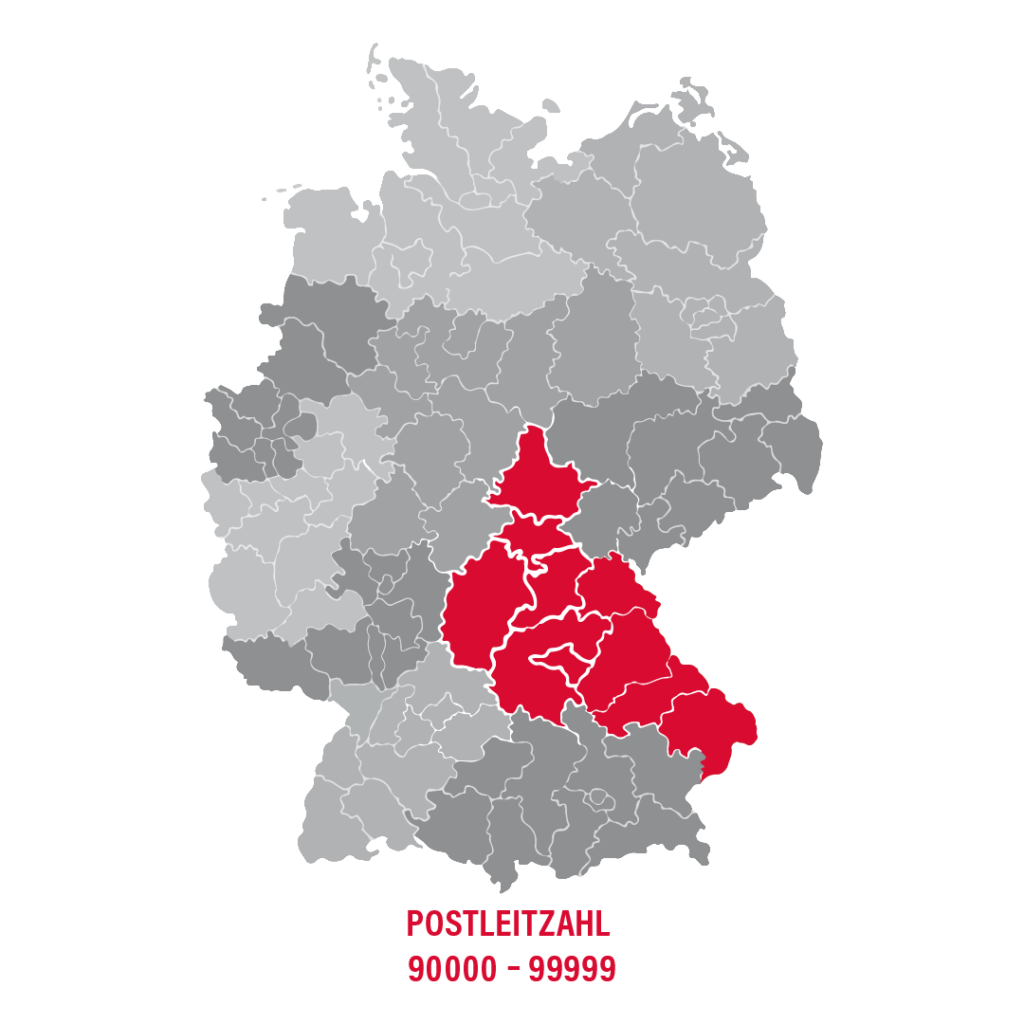 90000 bis 99999_Deutschland_PLZ
