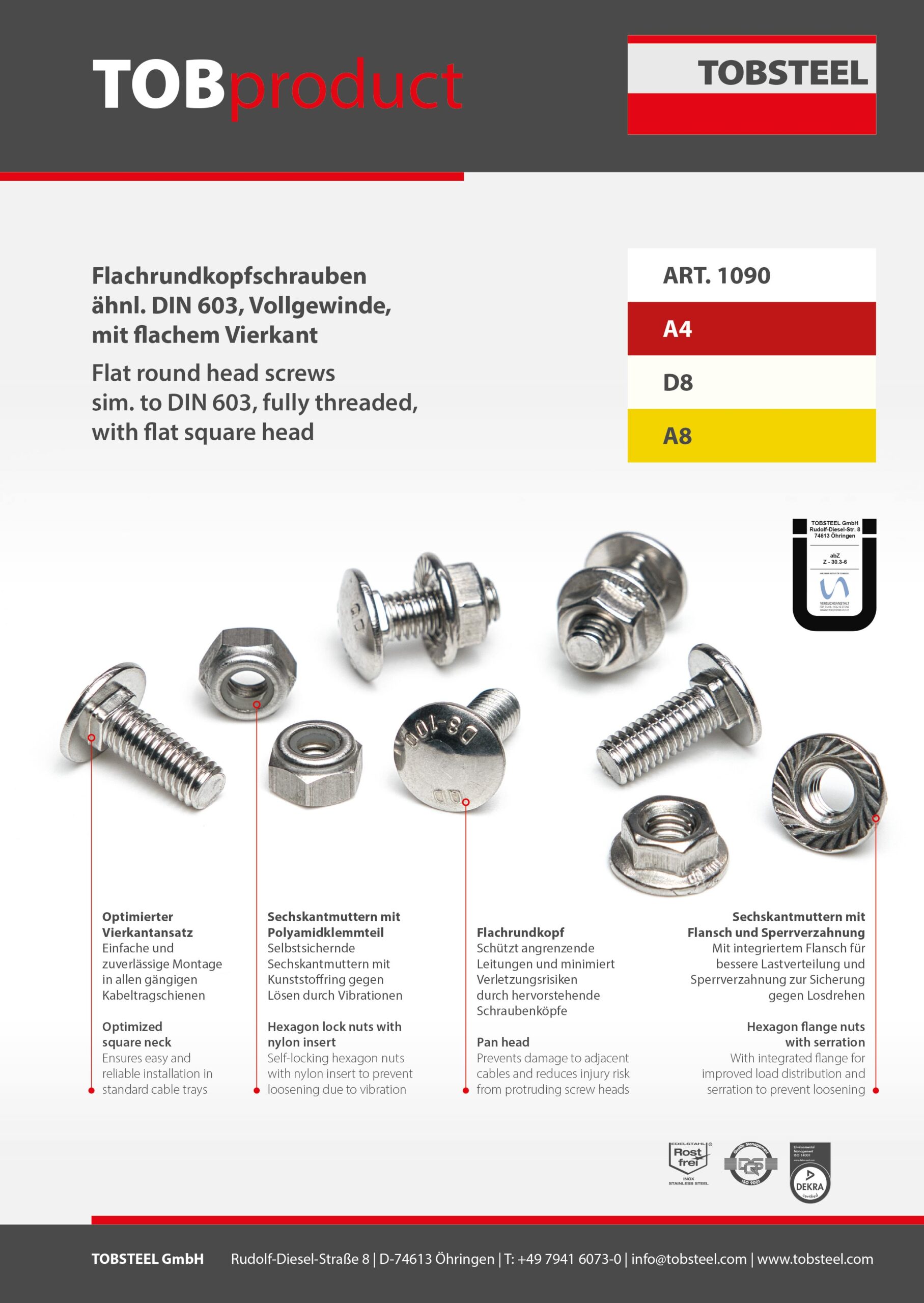 Produktinformation TOBproduct ART.4090